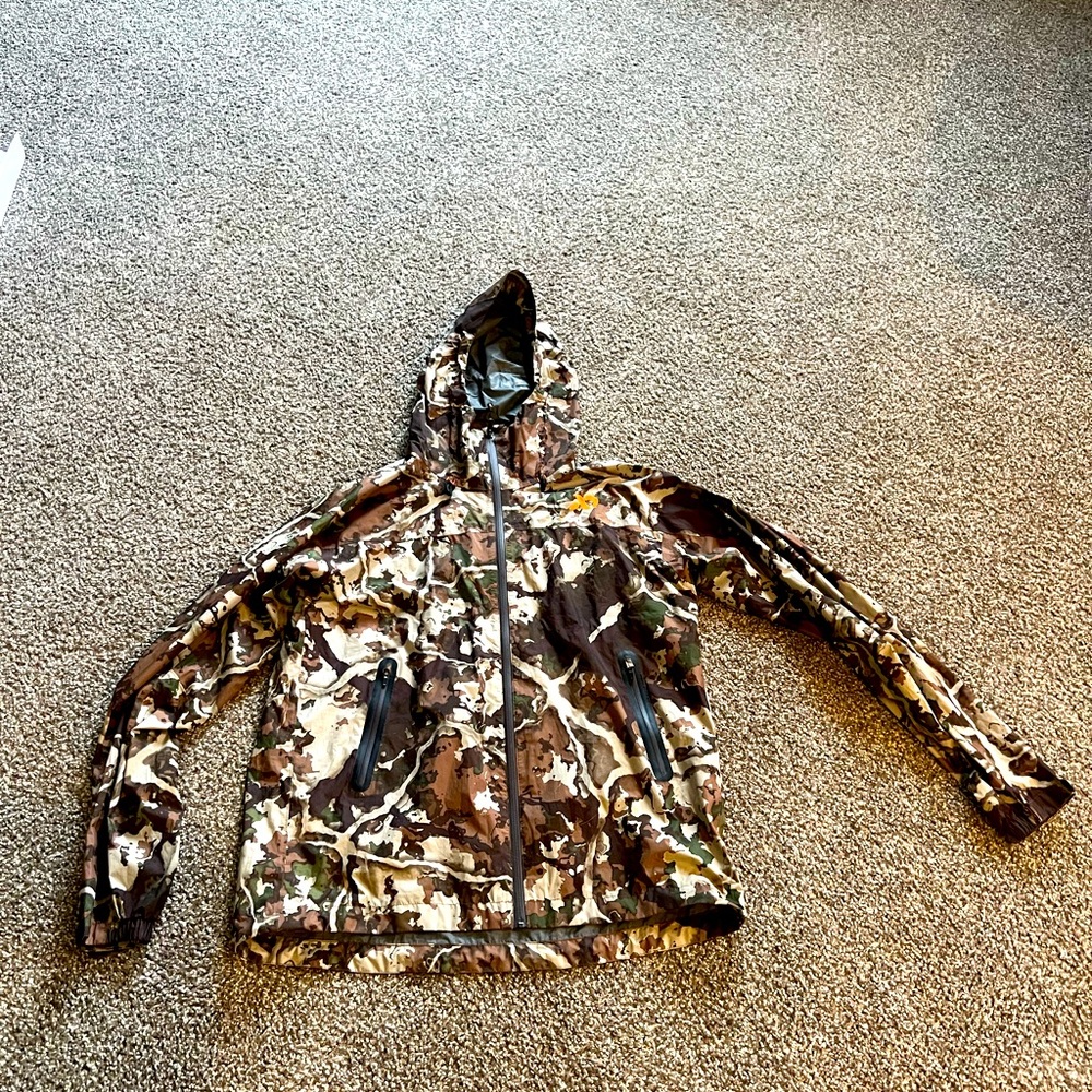 First Lite Vapor Stormlight Rain Jacket Large Fusion